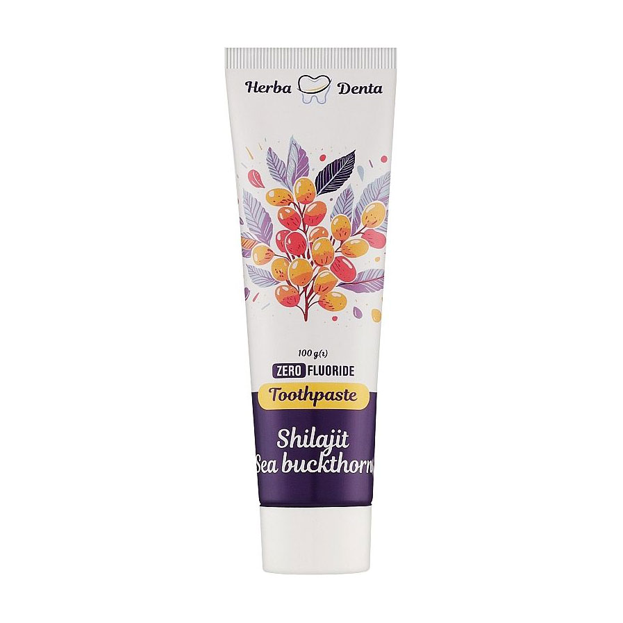Зубна паста Golden Pharm Herba Denta Shilajit Sea Buckthorn Мумійо та обліпиха, 100 г